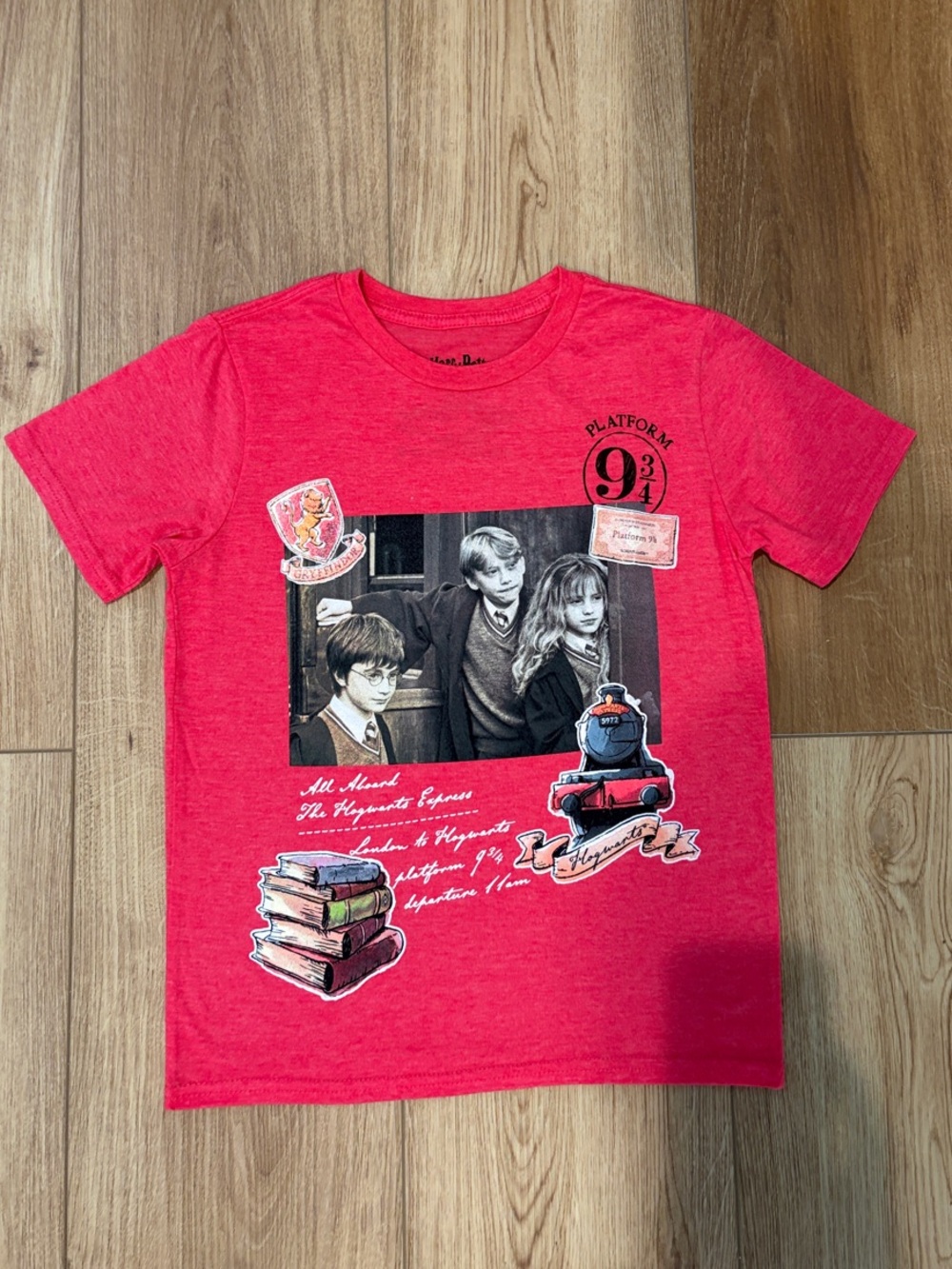 Kids Harry Potter Red Short Sleeve Tee